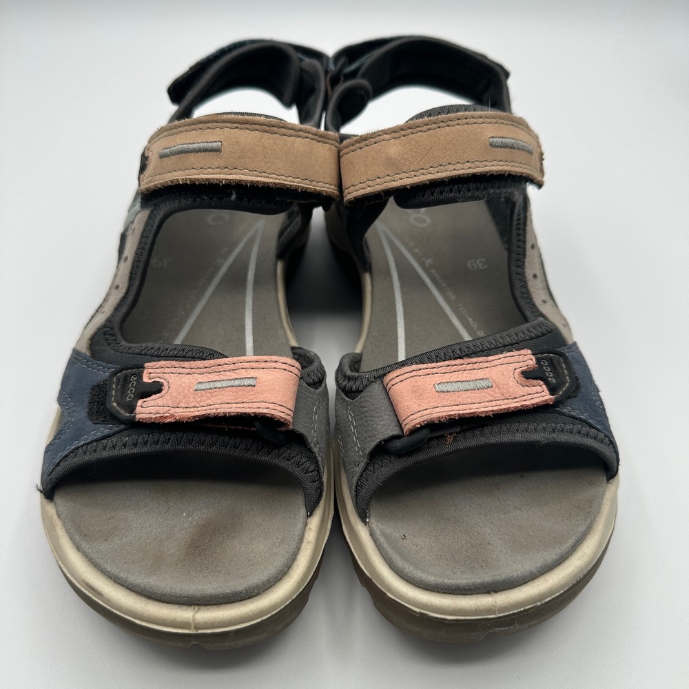 ECCO Yucatan Sport Sandals 39 8.5 Hiking Walking Gorpcore Comfort Travel Granola - Picture 3 of 10